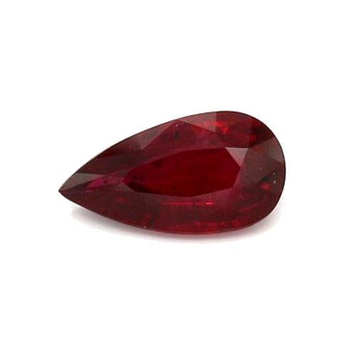 1.49 carat RED BRILLIANTSTEP cut Pear Rubinas (1)