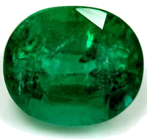 3.26 carat GREEN Oval Smaragdas (1)