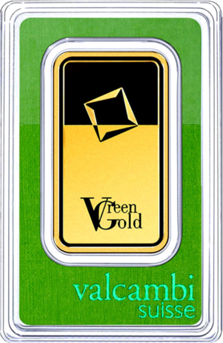 100 г Инвестиционный золотой слиток Green Gold Valcambi (2)