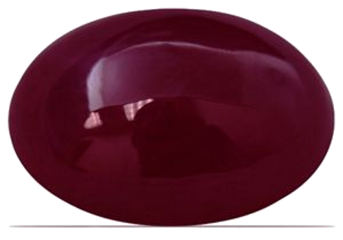 16.92 carat RED CABOCHON cut Oval Rubinas (1)