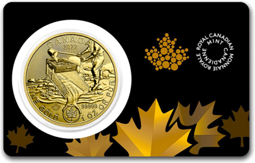 1 унция Klondike Gold Rush 2022 Канада (99999) Златна монета (1)