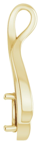 Pakabukas „Solitaire“ 585 Geltonojo Aukso Round 7.4mm (3)