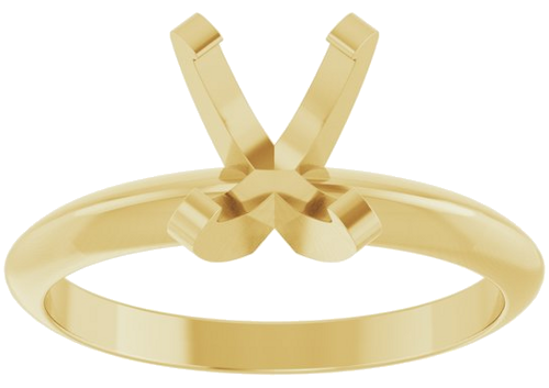 Sužadėtuvių Žiedas „Solitaire“ 585 Geltonojo Aukso Oval 8mm x 6mm (3)