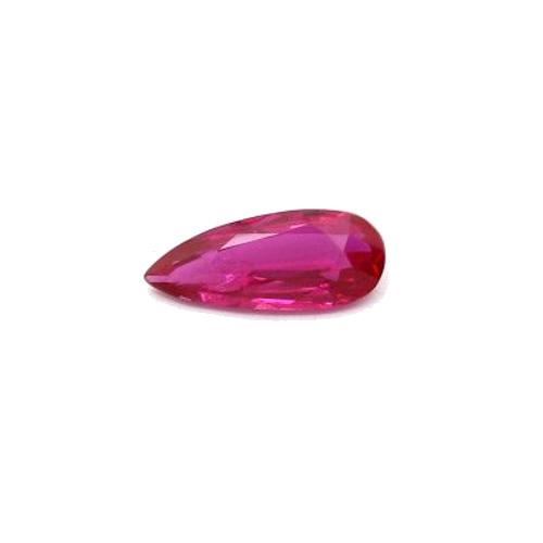 1.1400000000000001 carat RED BRILLIANTSTEP cut Pear Rubinas (1)
