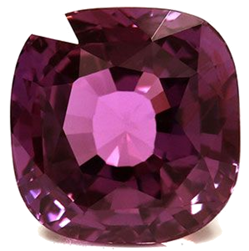 3.92 carat PURPLE Cushion Safyras (1)