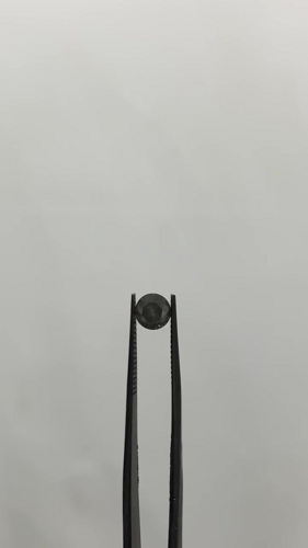 1.01 carat Fancy Dark Gray-VVS2 Excellent cut Natūralus Round Deimantas (1)