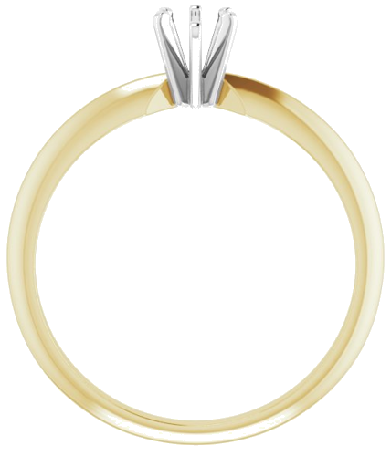 Sužadėtuvių Žiedas „Lightweight Solitaire“ 585 Baltojo Ir Geltonojo Aukso Pear Shape 5.5mm x 3.5mm (2)