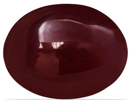 10.2 carat RED CABOCHON cut Oval Rubinas (1)