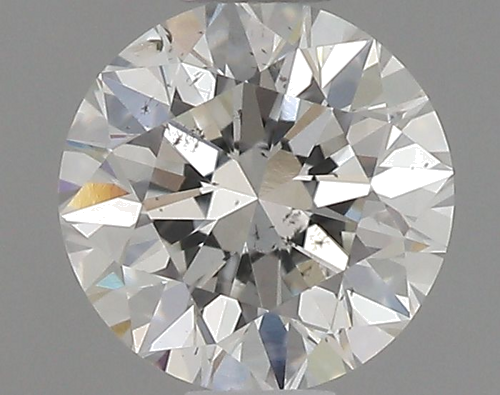0.59 carat G-SI2 Excellent cut Natūralus Round Deimantas (1)