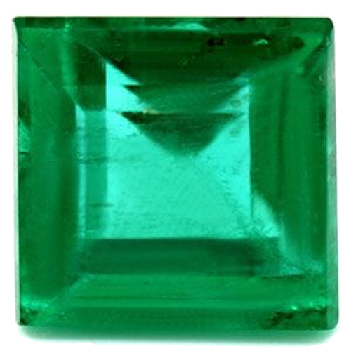 1.31 carat GREEN Square Smaragdas (1)