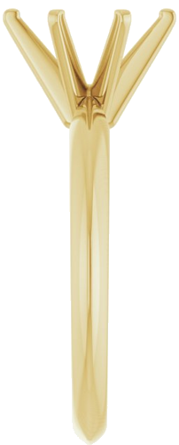 14K Yellow 9x7 mm Oval 6-Prong Solitaire Engagement Ring Mounting (4)