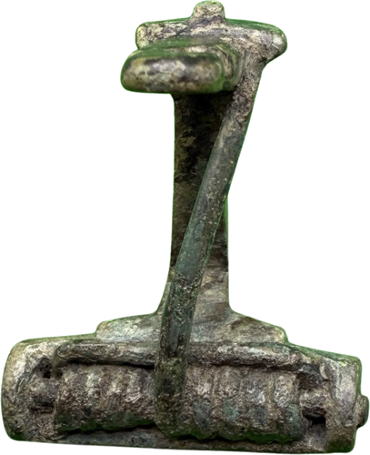 Ancient Roman bronze fibula (clothes brooch) (2)