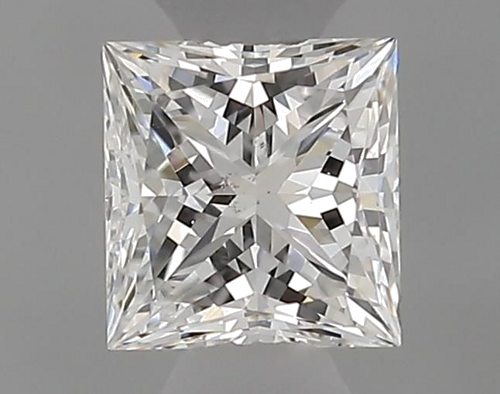 0.35 carat F-SI1 Natūralus Princess Deimantas (1)