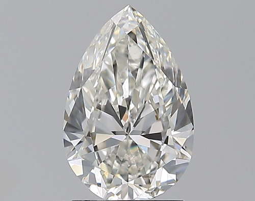 1.9 carat H-VS2 Natūralus Pear Deimantas (1)