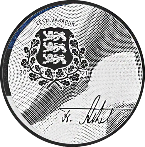 2021 Estonia Friedrich Karl Akel 15 Euro Silver coin (2)