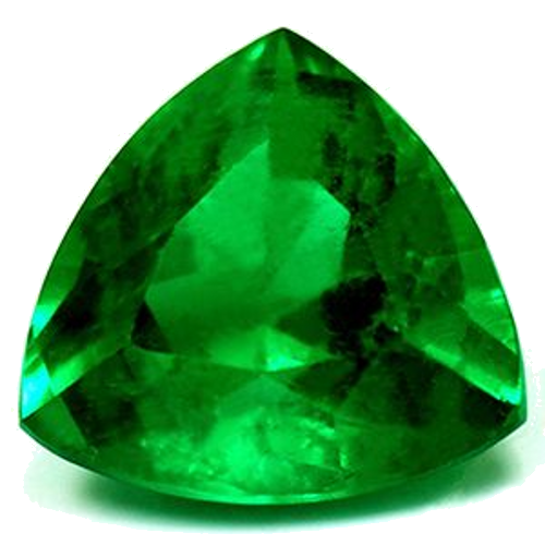 1.46 carat GREEN Trilliant Smaragdas (1)