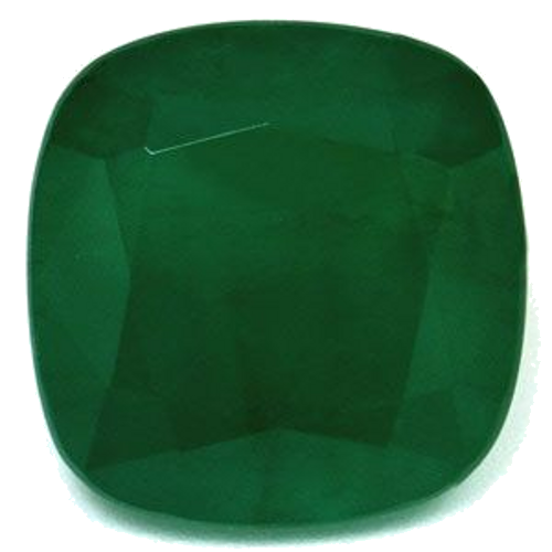 6.78 carat GREEN Cushion Smaragdas (1)
