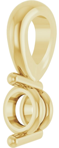 Pakabukas „Solitaire“ 585 Geltonojo Aukso Round 3mm (2)