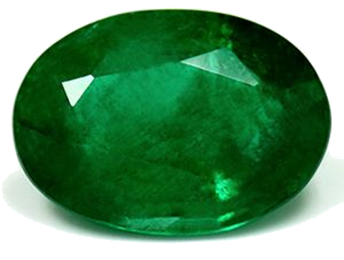 1.54 carat GREEN Oval Smaragdas (1)