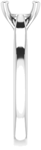 Sužadėtuvių Žiedas „Solitaire“ 950 Platinos Round 7mm (4)