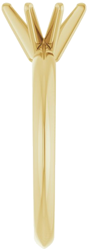 14K Yellow 7.5x5.5 mm Oval 6-Prong Solitaire Engagement Ring Mounting (4)