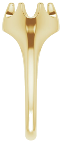 Sužadėtuvių Žiedas „Belcher Solitaire“ 417 Geltonojo Aukso Round 6mm (4)