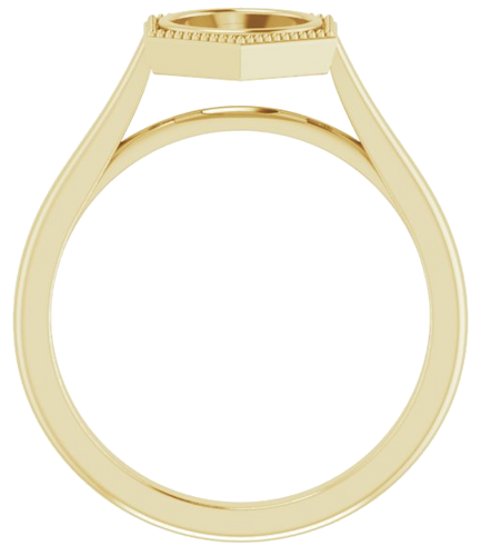 Sužadėtuvių Žiedas „Solitaire“ 585 Geltonojo Aukso Round 6.5mm (2)