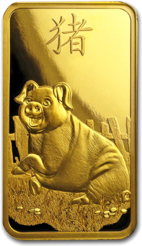 5 g Investment Gold Bar 2019 Year of the Pig PAMP (3)