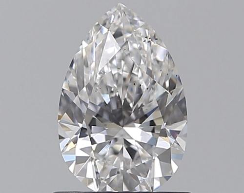 0.9 carat D-SI1 Natūralus Pear Deimantas (1)