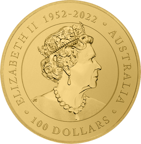 1 oz Ķengurs 2023 Austrālijas zelta monēta (.9999) (2)