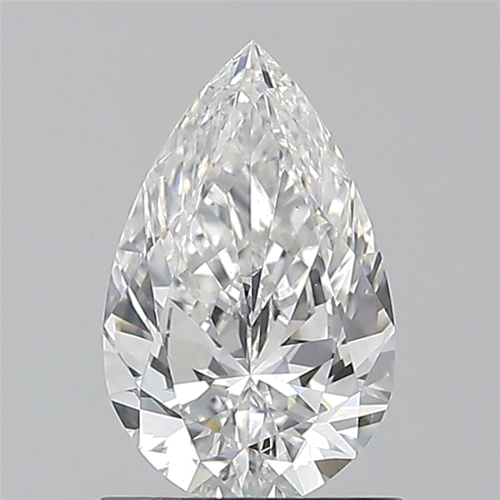 1.0 carat F-SI1 Natūralus Pear Deimantas (1)
