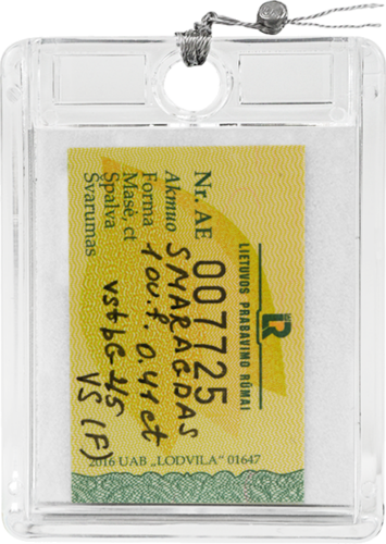 0,41 ct. Emerald Oval VS (F) (2)