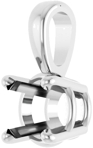 Pakabukas „Solitaire“ 925 Sidabro Round 5mm (2)