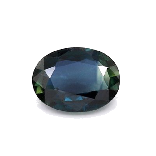 1.17 carat BLUE BRILLIANTSTEP cut Oval Safyras (1)