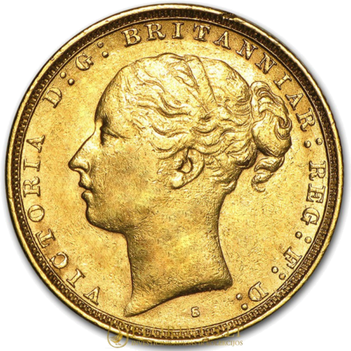 Sovereign Victoria Young Head Great Britain Gold coin (1)