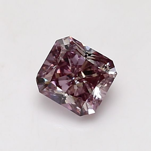0.84 carat Fancy Brownish Purplish Pink-VS2 Natūralus Radiant Deimantas (1)