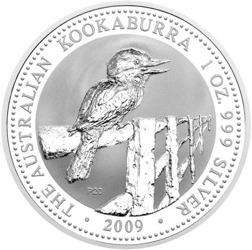 2009 Kookaburra Австралия 1 oz сребърна монета (1)