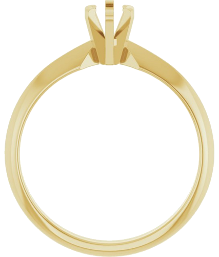 14K Yellow 7x4 mm Marquise Solitaire Engagement Ring Mounting (2)