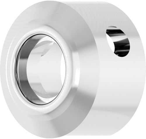 Pakabukas „Solitaire“ 585 Baltojo Aukso Round 3mm (2)