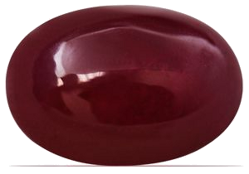 9.57 carat RED CABOCHON cut Oval Rubinas (1)