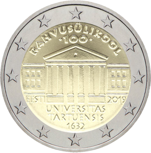 2019 Estonia University of Tartu 2 euro Coin (1)