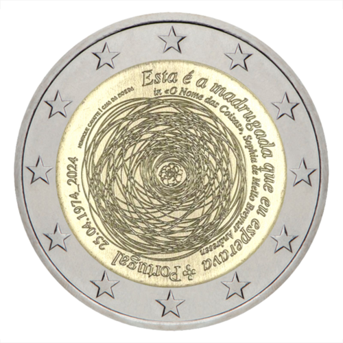 2024 Portugal Carnation Revolution 2 euro coin (1)