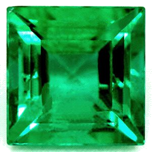 1.16 carat GREEN Square Smaragdas (1)