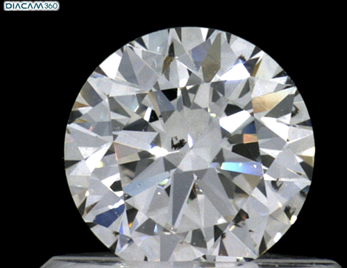 0.54 carat H-SI1 Excellent cut Natūralus Round Deimantas (1)