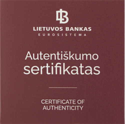 2022 Lietuva Konstitucijos 100-metis 50 eurų auksinė moneta (4)