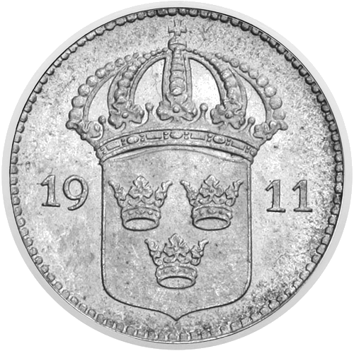 10 Öre (1950–1973) Zviedrijas sudraba monēta (3)