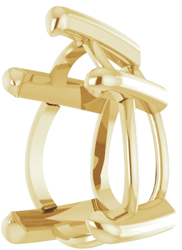 Pakabukas „Pear 5-Prong Solitaire“ 585 Geltonojo Aukso Pear Shape 10mm x 7mm (2)