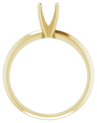 Sužadėtuvių Žiedas „Light Solitaire“ 585 Geltonojo Aukso Round 5mm x 5.3mm (2)