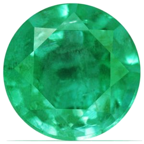 3.32 carat GREEN Round Smaragdas (1)
