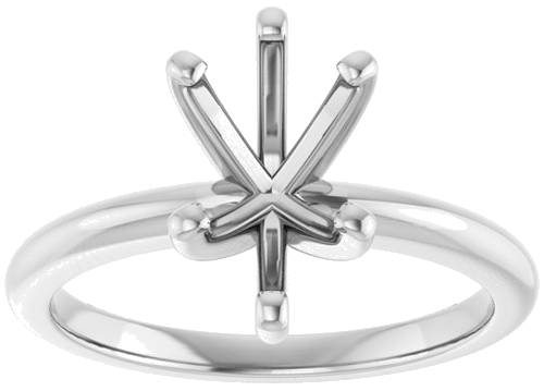 Sužadėtuvių Žiedas „Solitaire“ 750 Baltojo Aukso Pear Shape 10mm x 7mm (3)